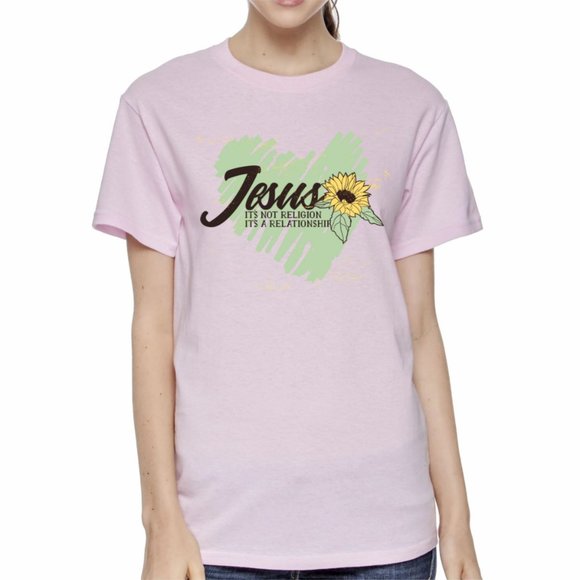 JESUS CHRISTIAN  WOMEN T-SHIRT * CASUAL AND COOL BRAND NEW TEE. 100% SOFT COTTON - Picture 4 of 5